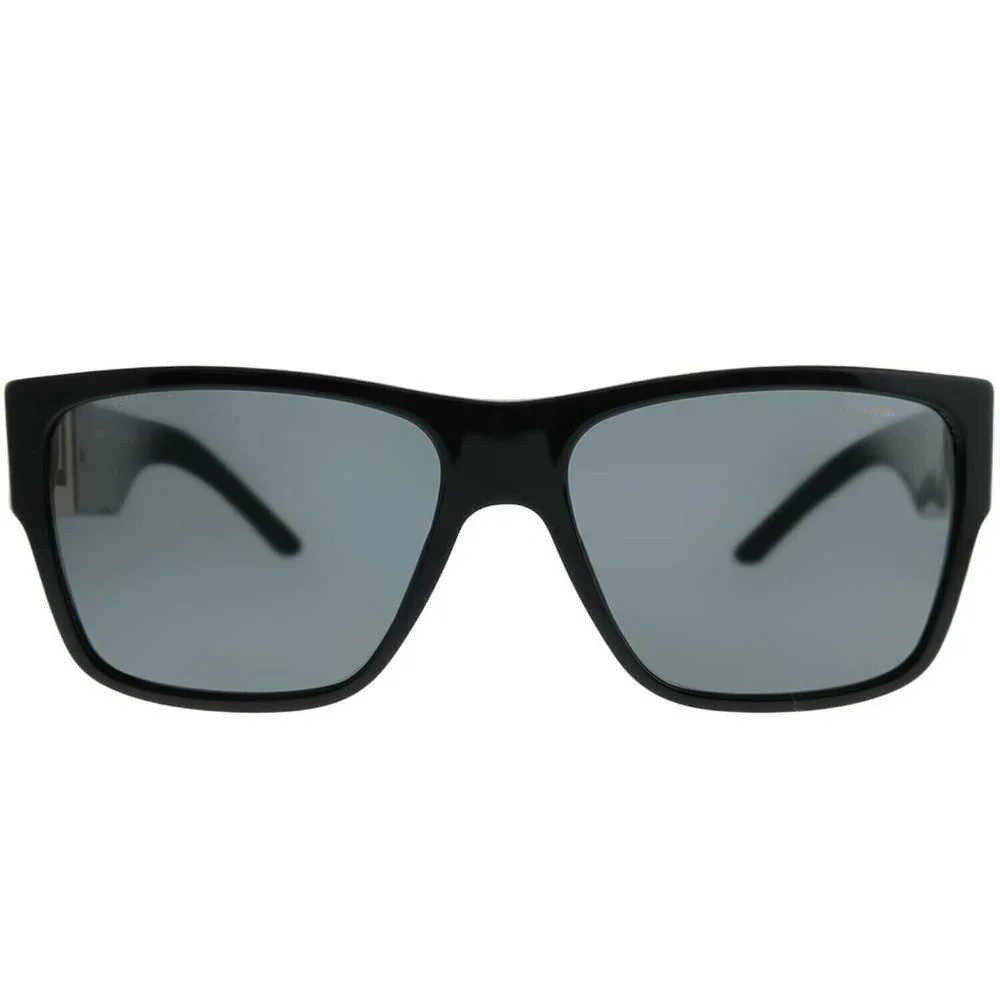 Versace Polarized Men's Black Acetate Sunglasses